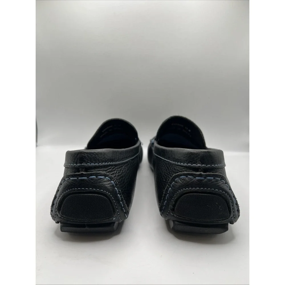 Donald J Pliner Vinco-98 Men's Penny Driving Loafers Shoes Sz11 Leather Blk  MS4